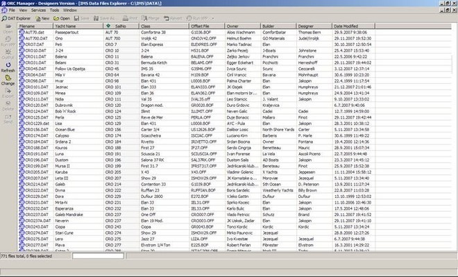 VPP DAT Explorer enables easy search through existing designs © Sail-World.com /AUS http://www.sail-world.com